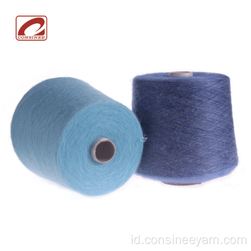 Topline 12,5nm benang mohair wol campuran elastis